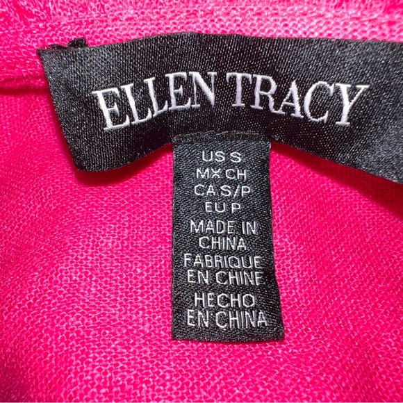 Ellen Tracy top ruffled collar size small - Picture 3 of 6